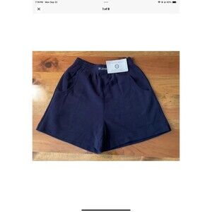 St. John Sport by Marie Gray- Blue Shorts Size P (S) Stretch Vintage NWT